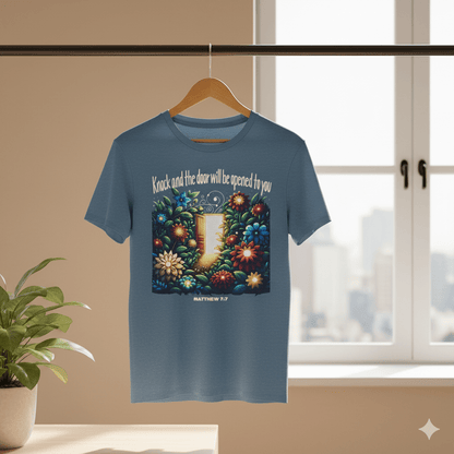 Matthew 7:7 Bible Verse Christian T Shirt - ChristVisions