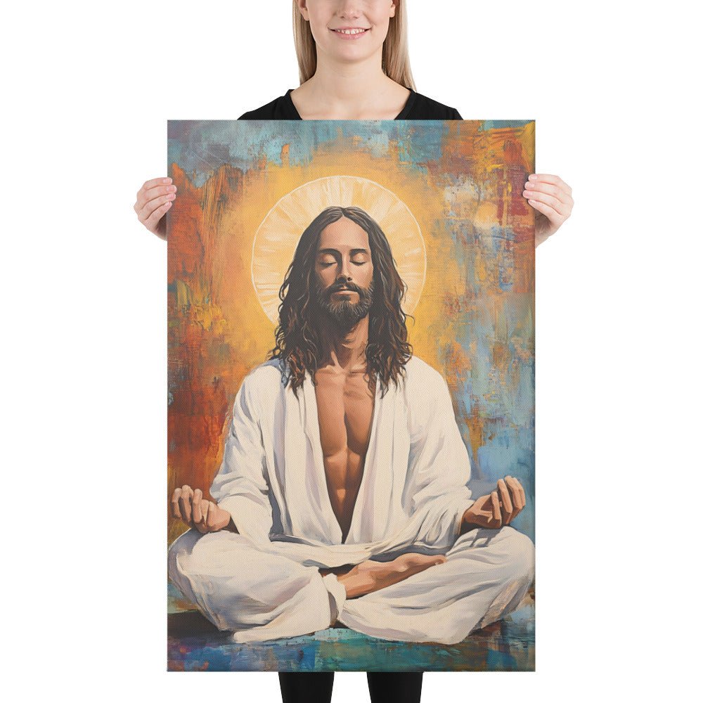 Meditating Christ | Canvas Print