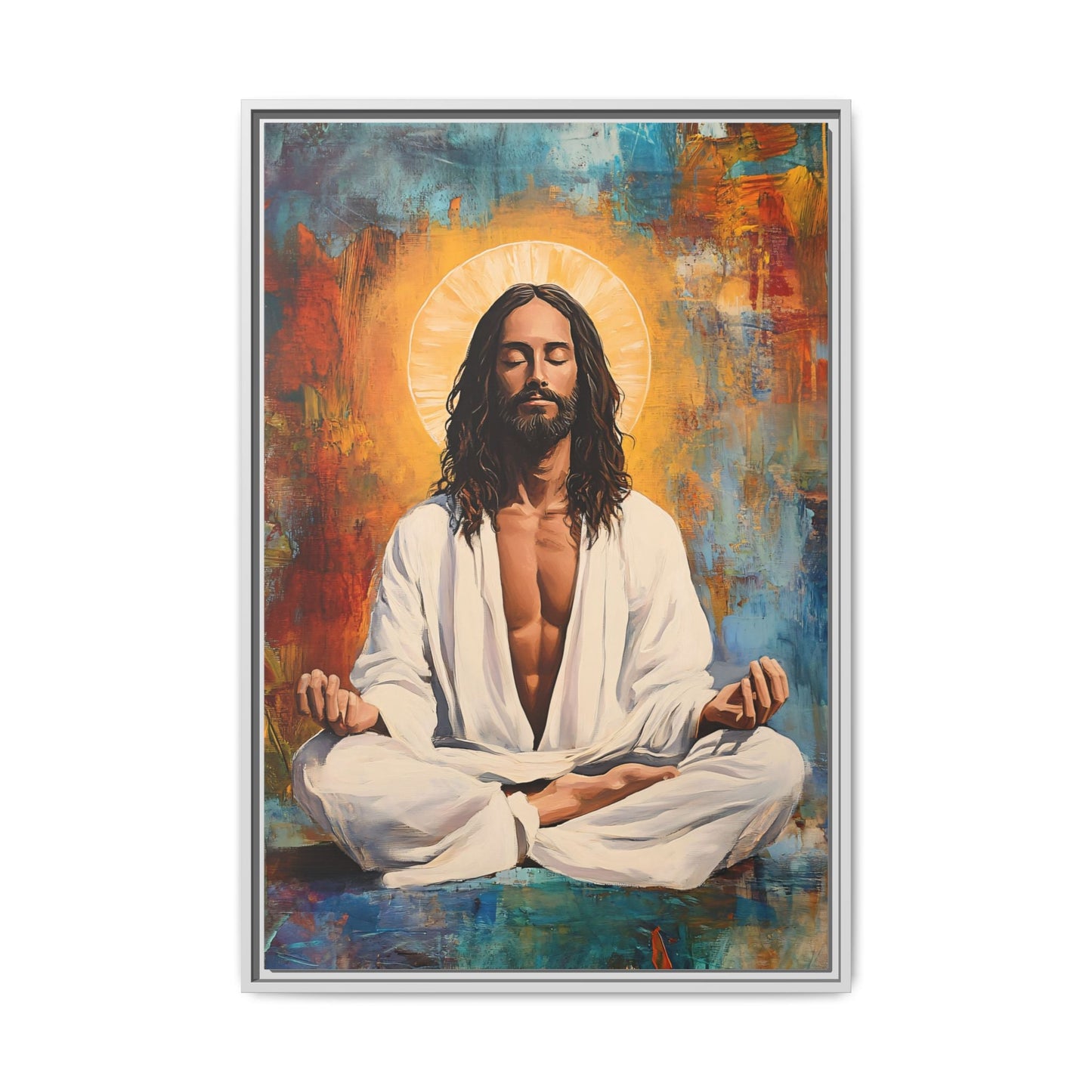 Meditating Christ | Canvas Print