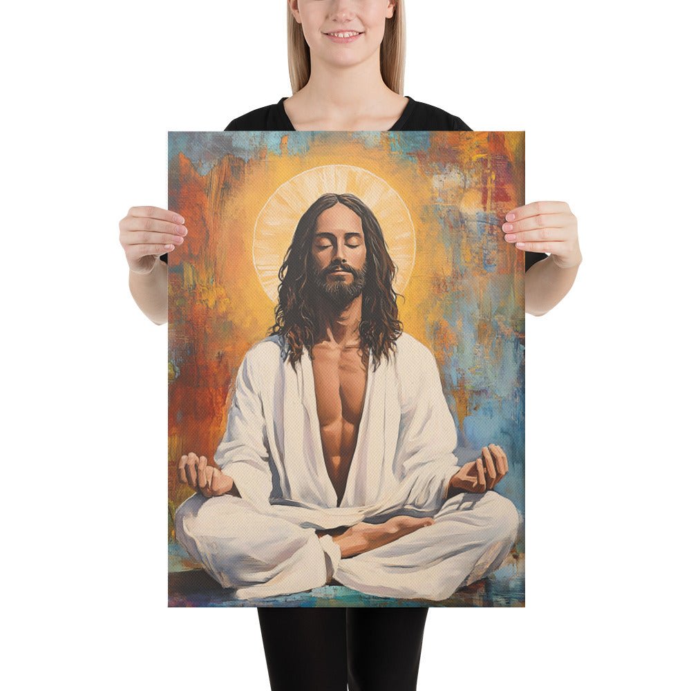 Meditating Christ | Canvas Print