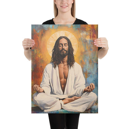 Meditating Christ | Canvas Print