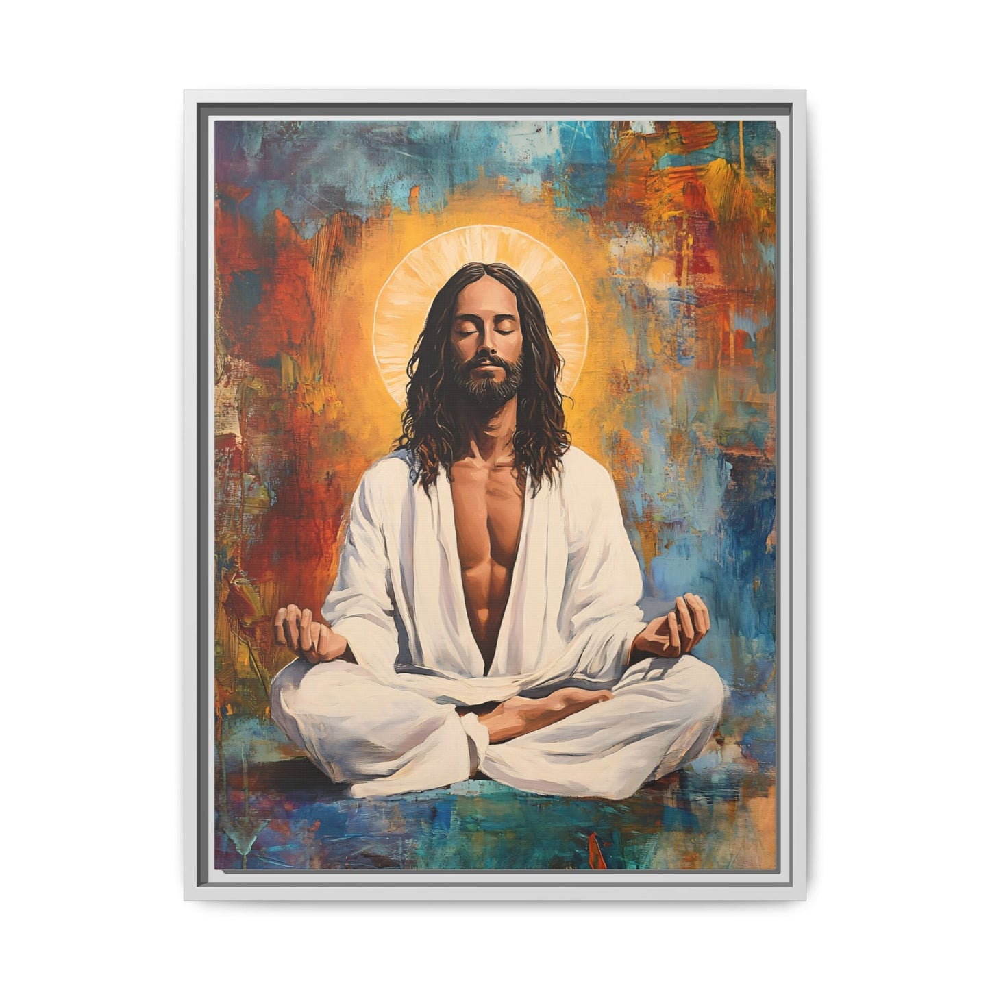 Meditating Christ | Canvas Print