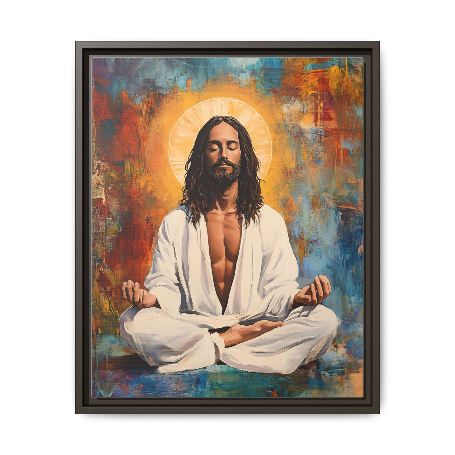 Meditating Christ | Canvas Print
