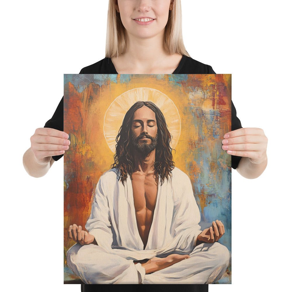 Meditating Christ | Canvas Print