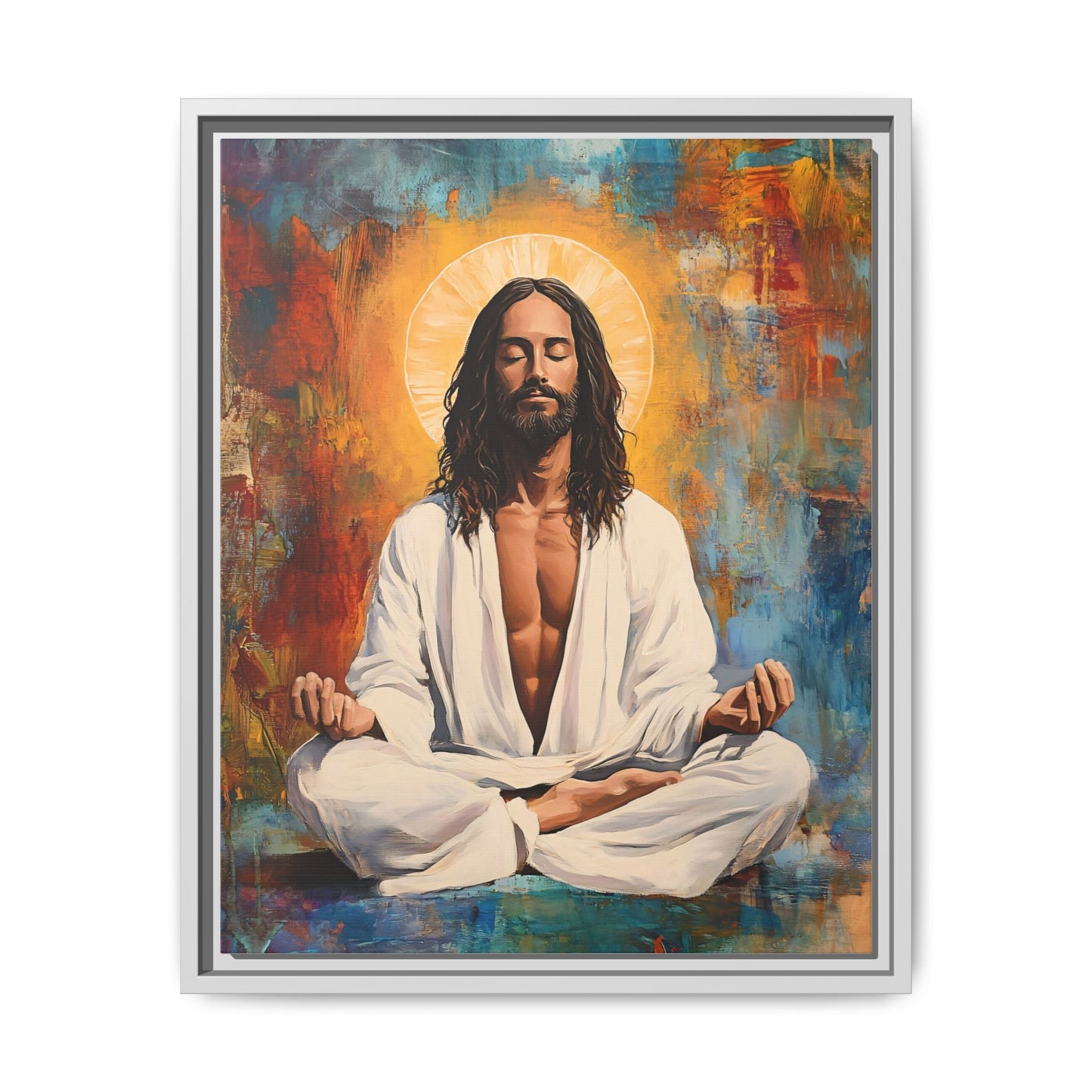 Meditating Christ | Canvas Print