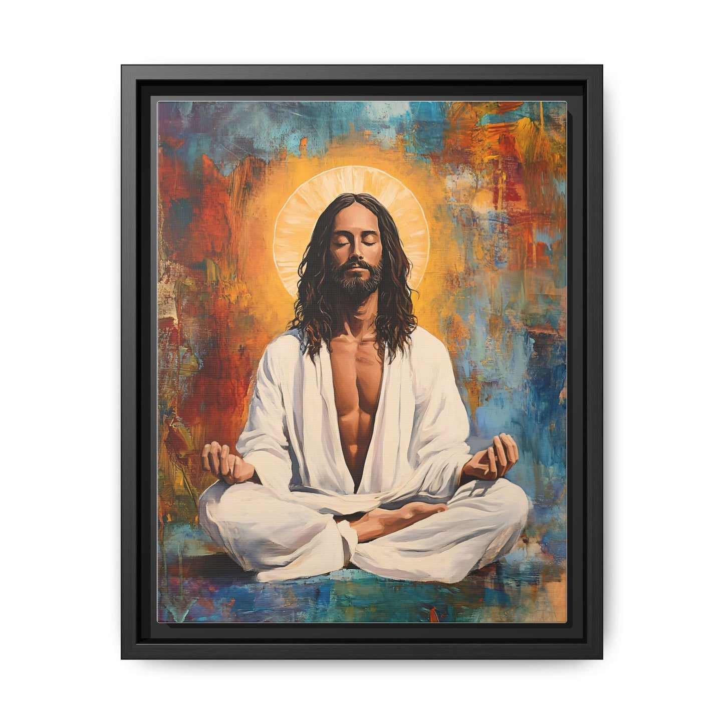 Meditating Christ | Canvas Print