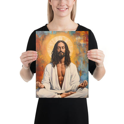 Meditating Christ | Canvas Print