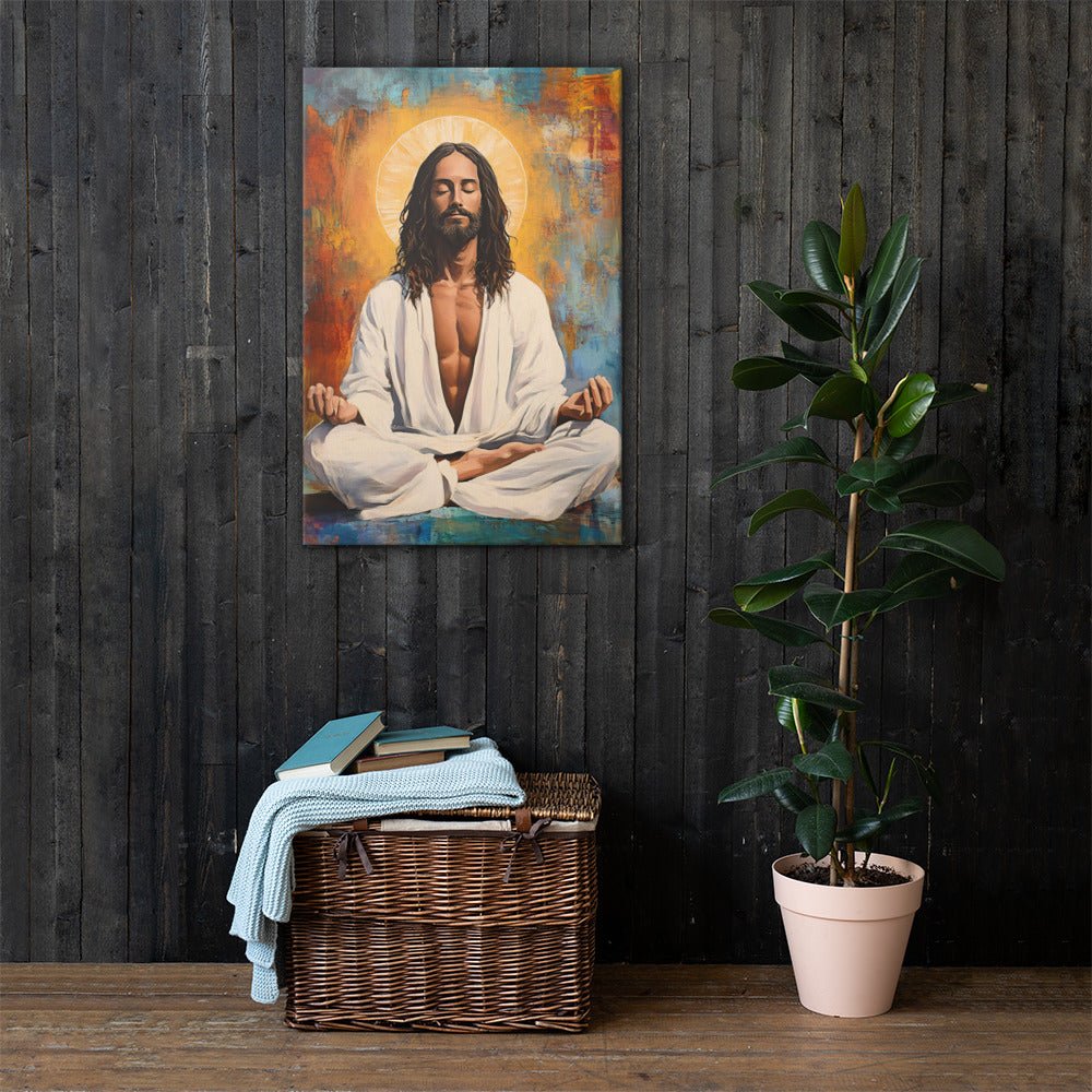 Meditating Christ | Canvas Print