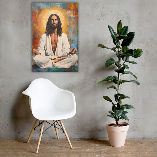 Meditating Christ | Canvas Print