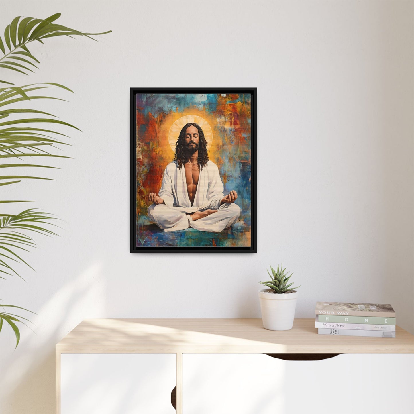 Meditating Christ | Canvas Print