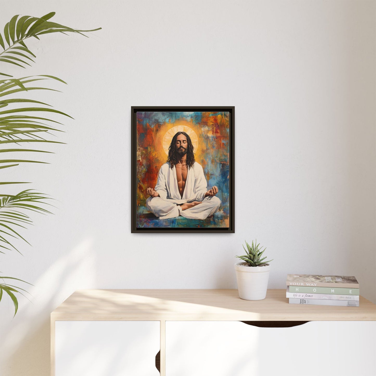 Meditating Christ | Canvas Print