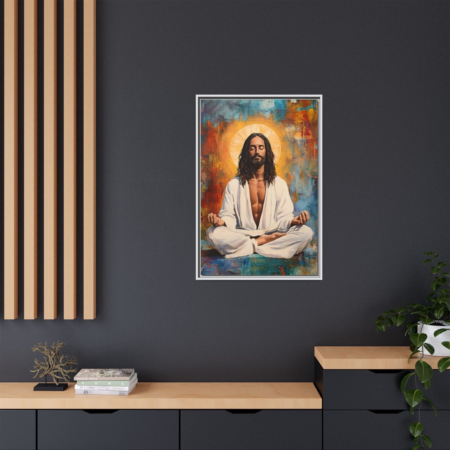 Meditating Christ | Canvas Print