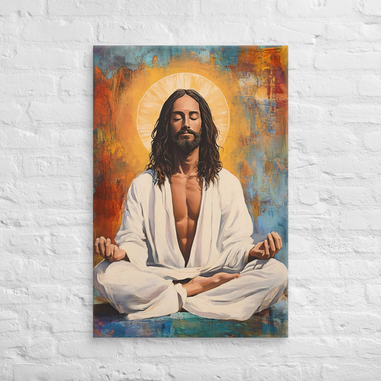 Meditating Christ | Canvas Print