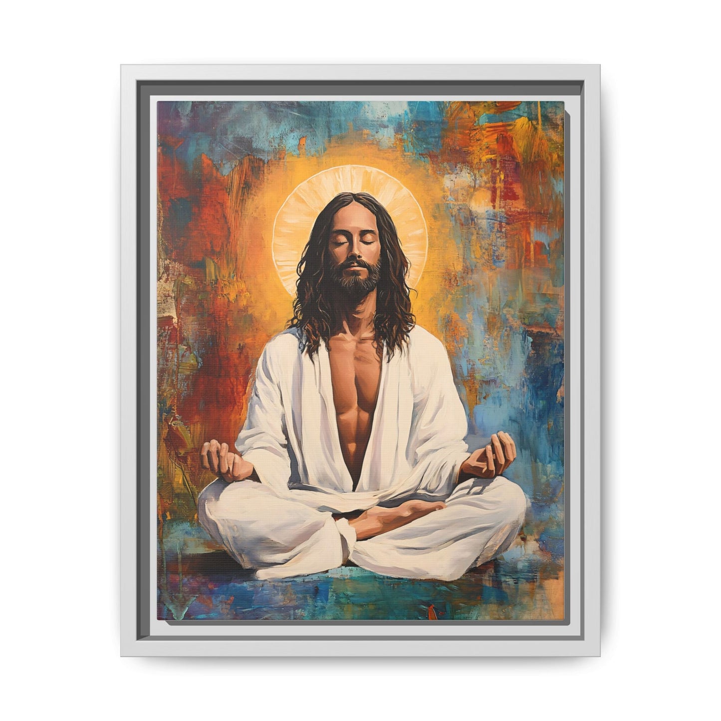 Meditating Christ | Canvas Print