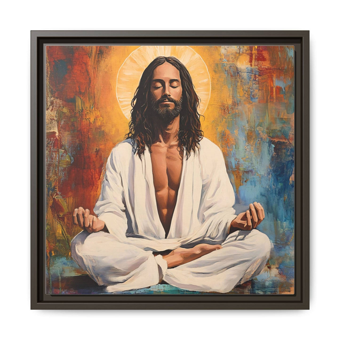 Meditating Christ | Canvas Print