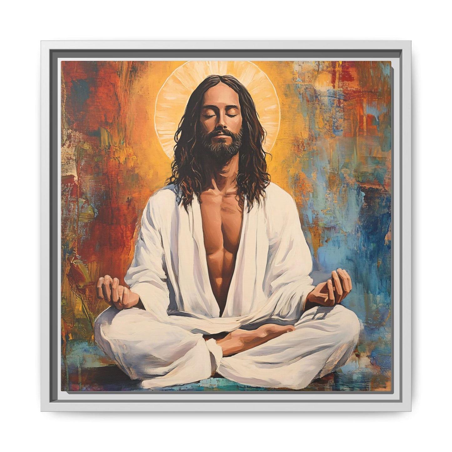 Meditating Christ | Canvas Print