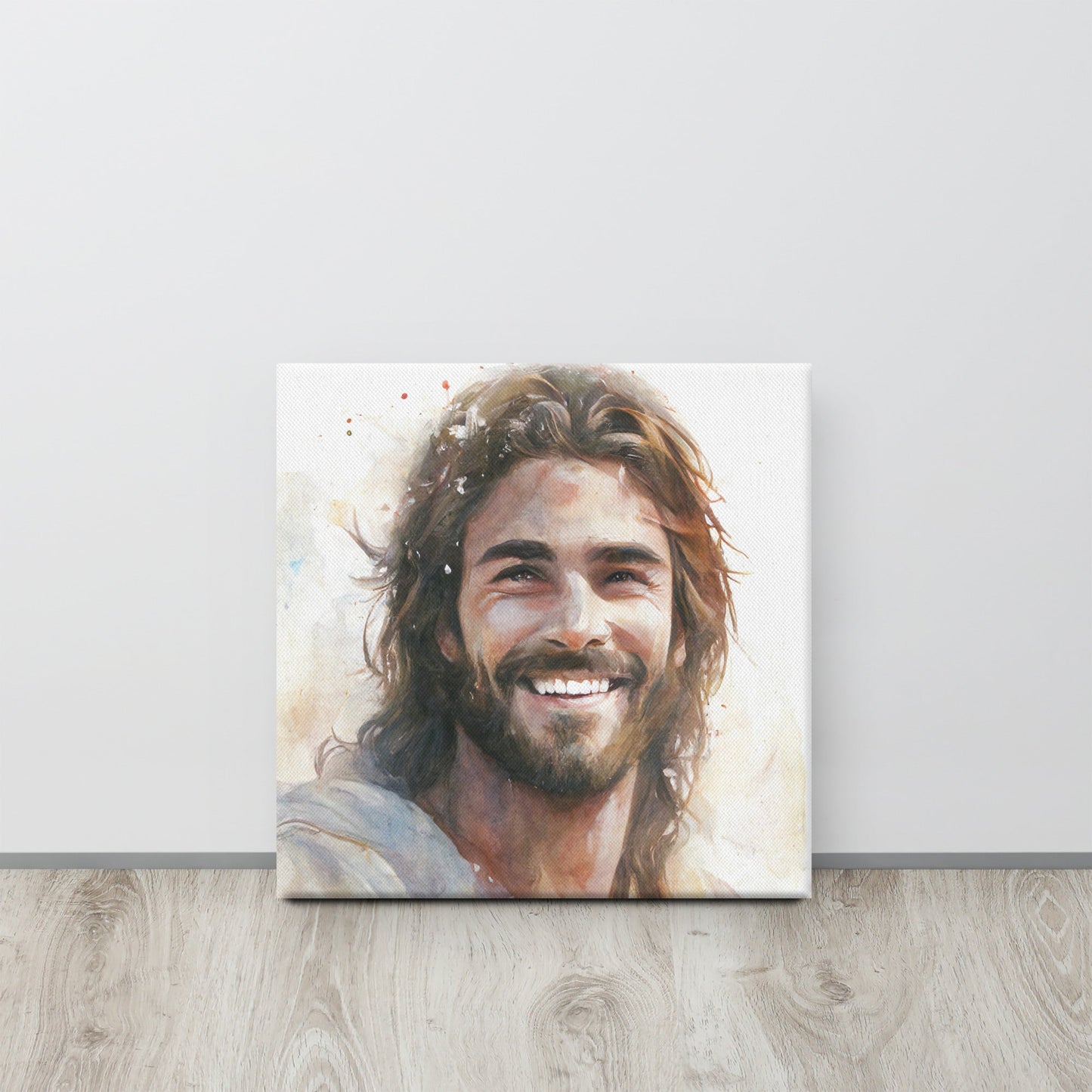Messiah's Smile Canvas Print - ChristVisions