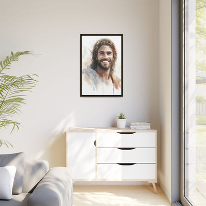 Messiah's Smile | Canvas Print