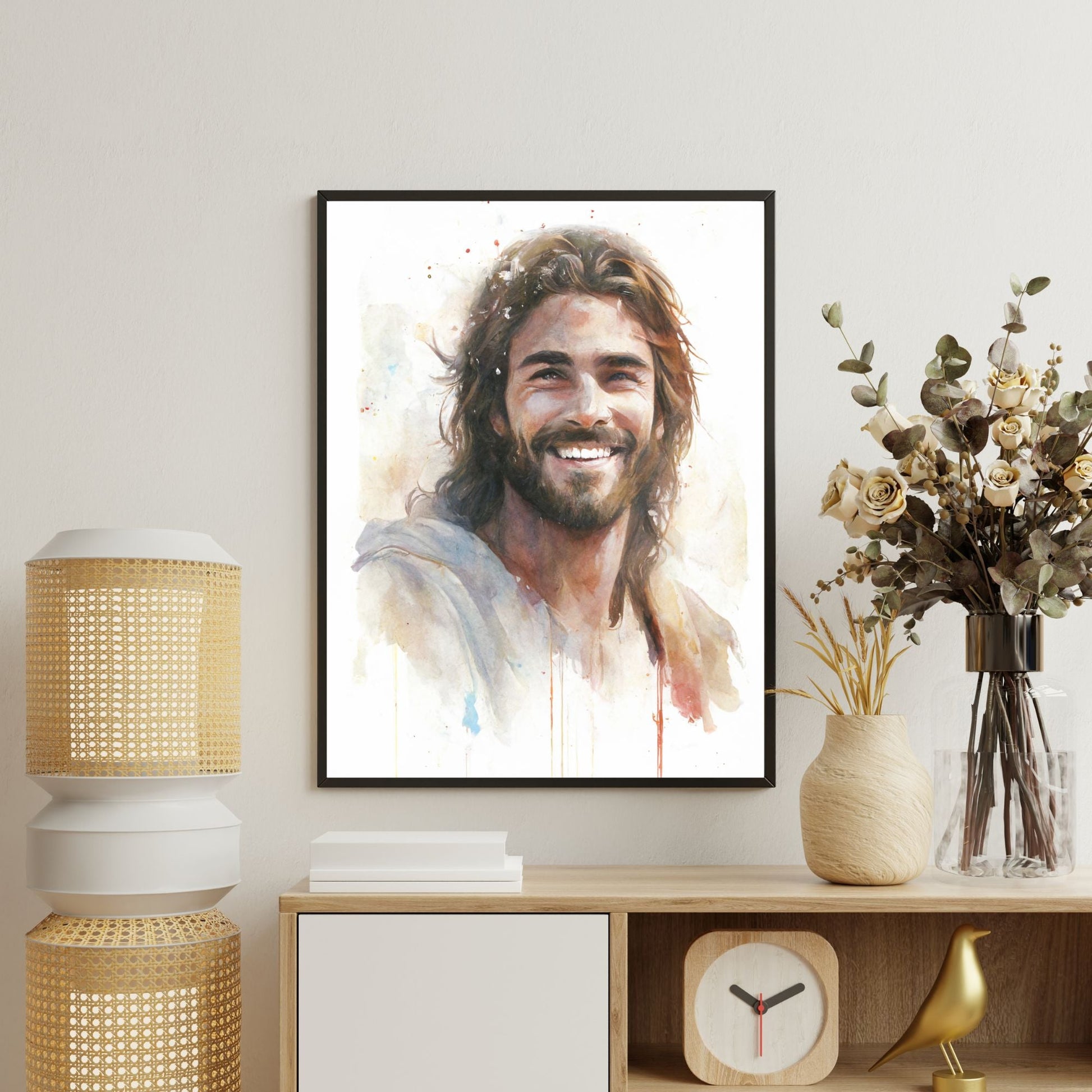 Messiah's Smile Fine Art Print - ChristVisions