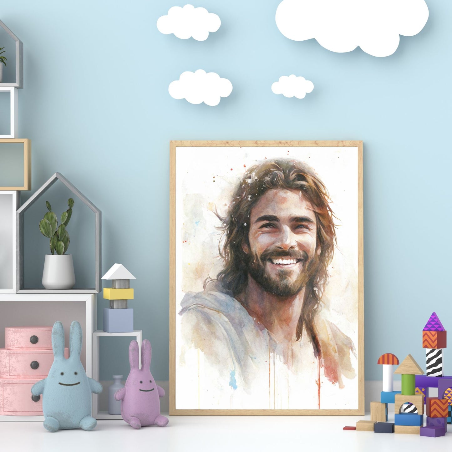 Messiah's Smile Fine Art Print - ChristVisions