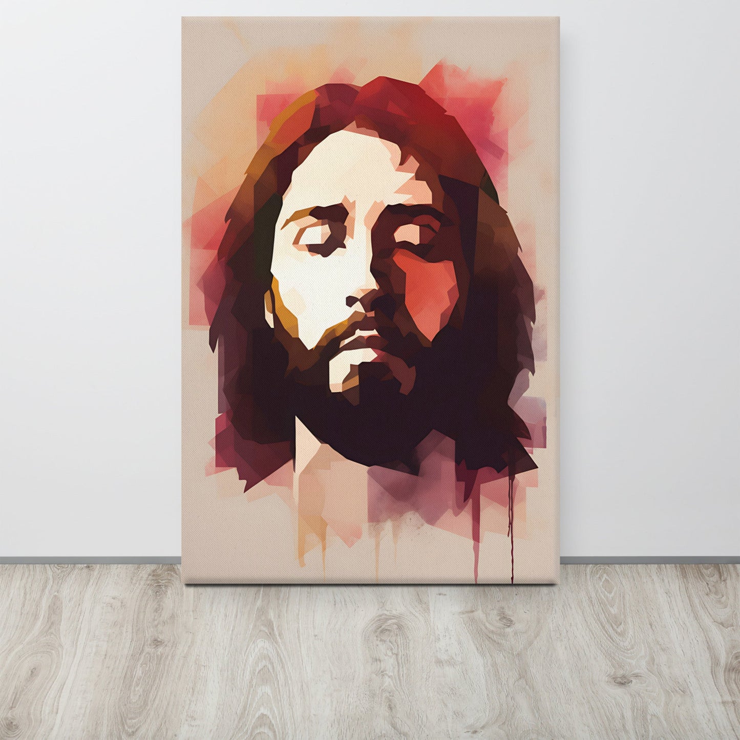 Minimalist Christ Canvas Print - ChristVisions