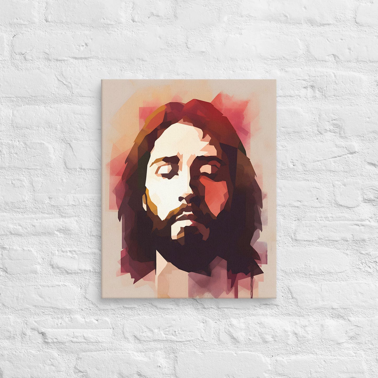 Minimalist Christ Canvas Print - ChristVisions