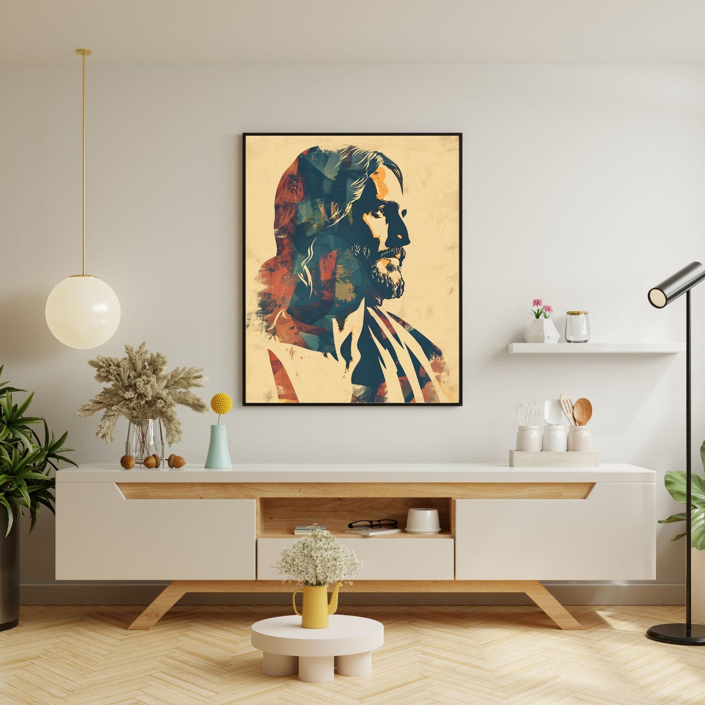 Minimalist Messiah Fine Art Print - ChristVisions