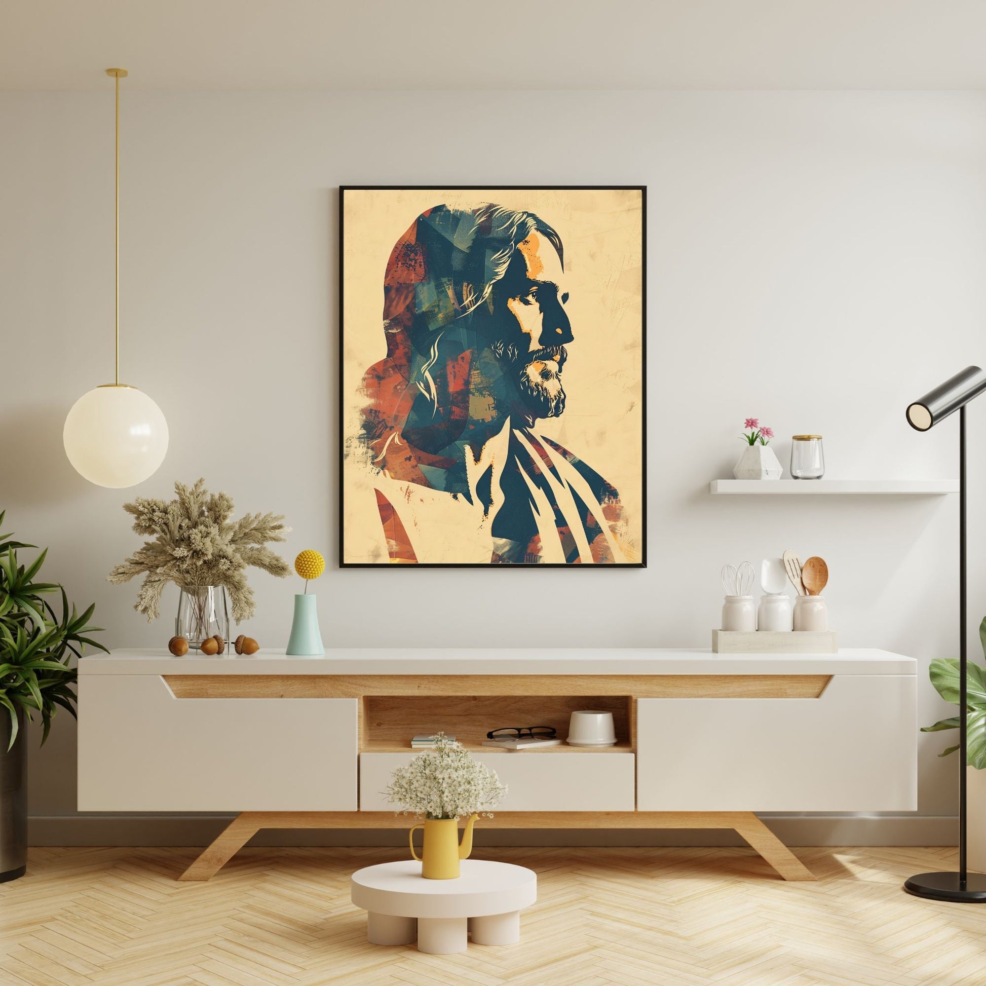 Minimalist Messiah Fine Art Print - ChristVisions