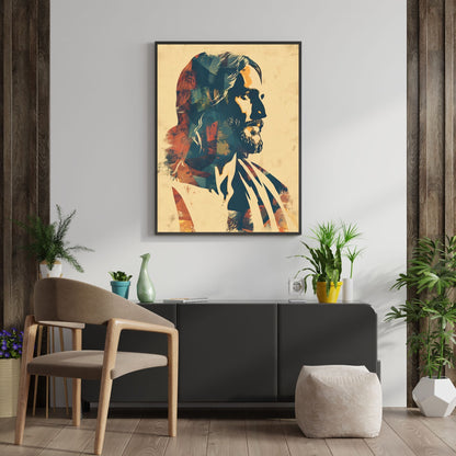 Minimalist Messiah Fine Art Print - ChristVisions