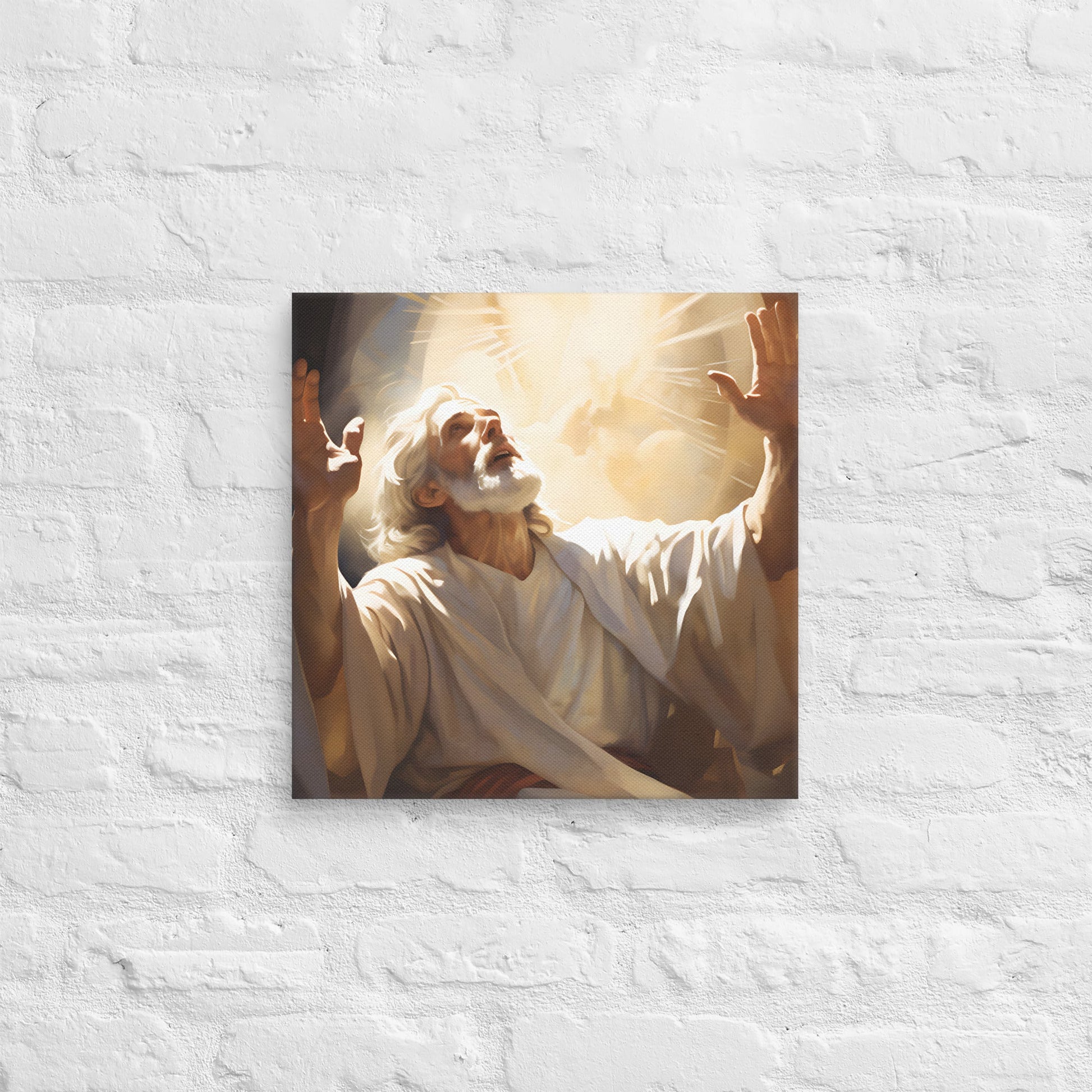 Moses On Mount Sinai Canvas Print - ChristVisions