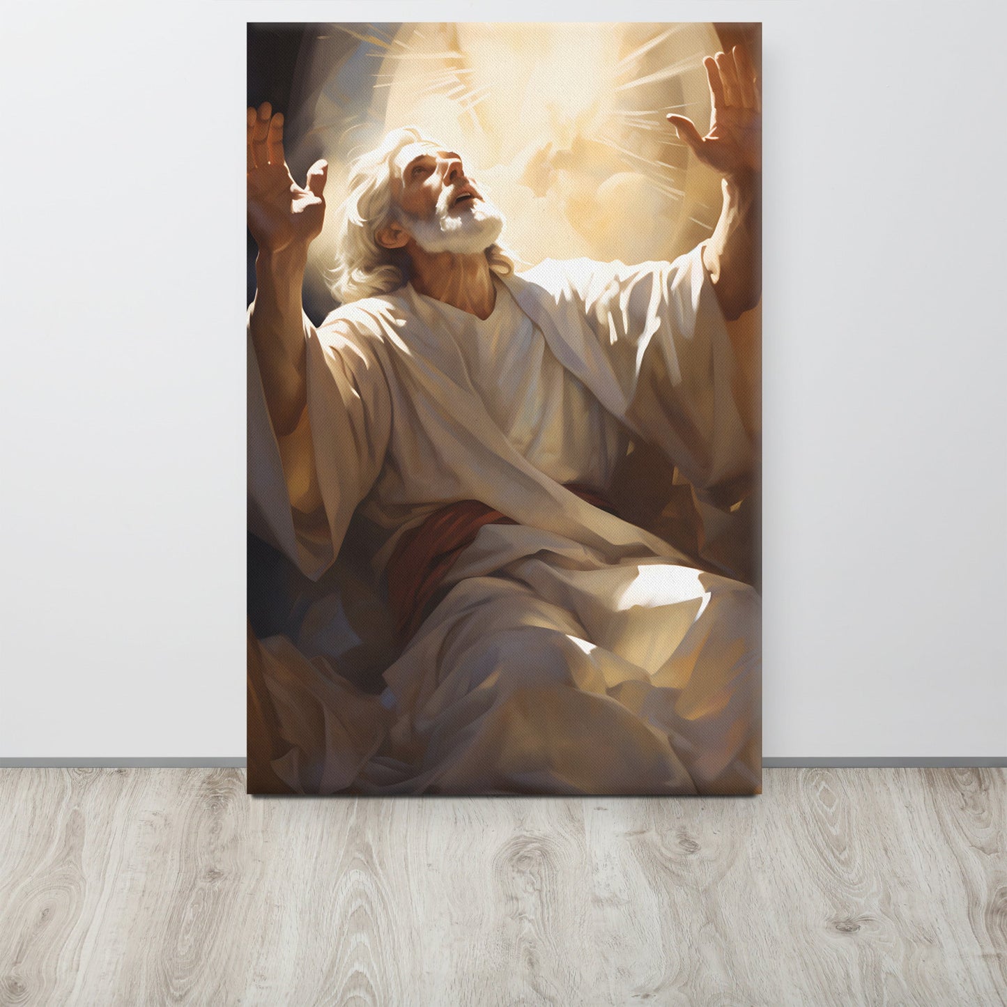 Moses On Mount Sinai Canvas Print - ChristVisions