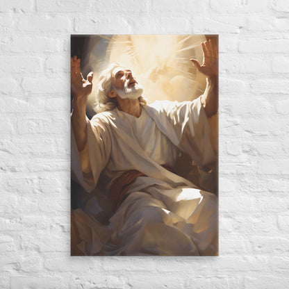 Moses On Mount Sinai Canvas Print - ChristVisions
