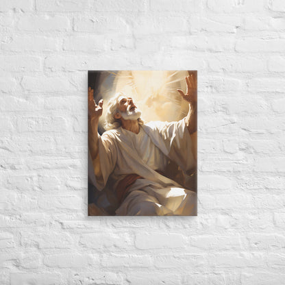 Moses On Mount Sinai Canvas Print - ChristVisions