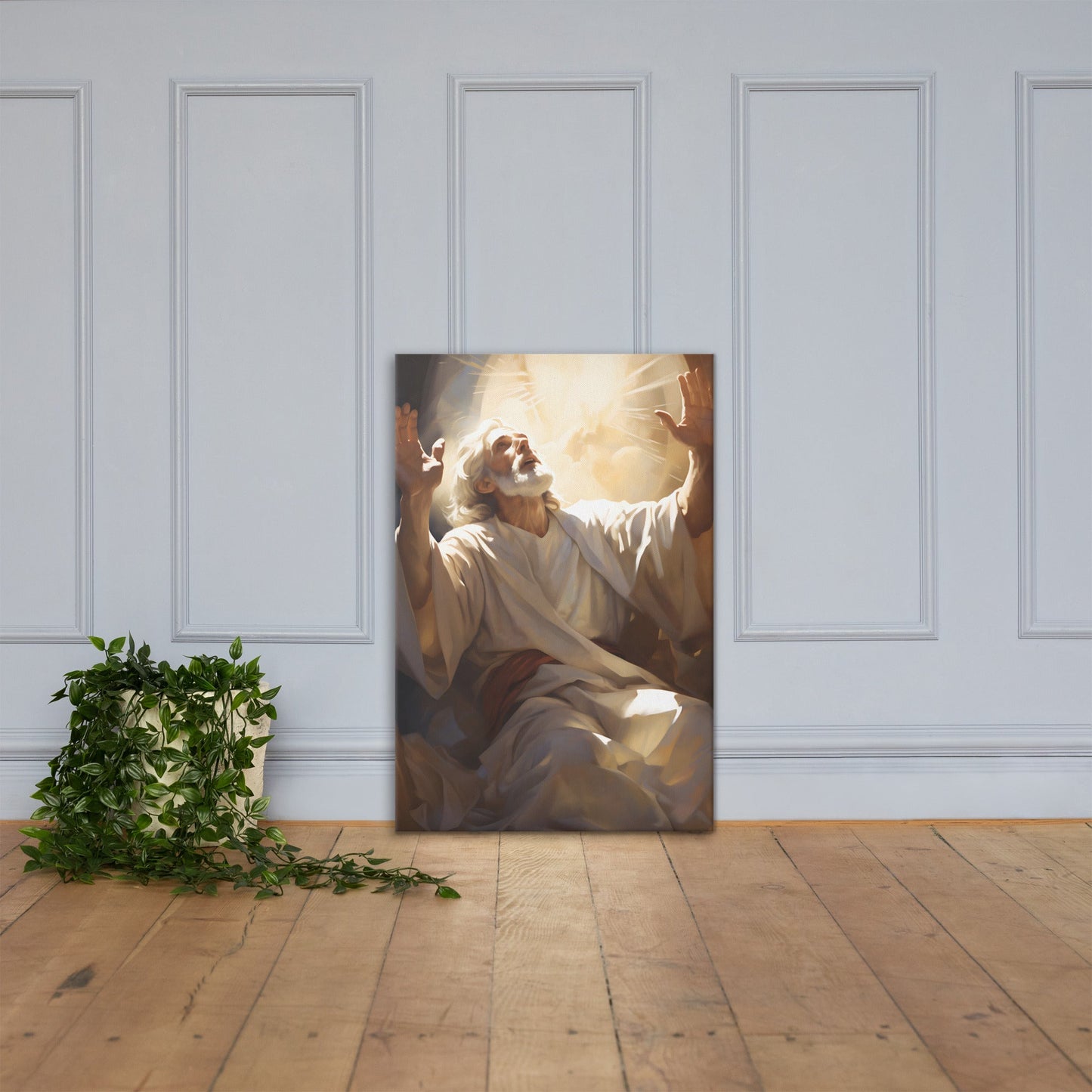 Moses On Mount Sinai Canvas Print - ChristVisions