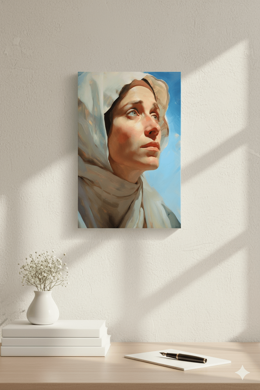 Mother Of Grace Canvas Print - ChristVisions