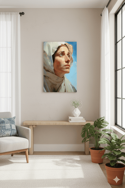 Mother Of Grace Canvas Print - ChristVisions