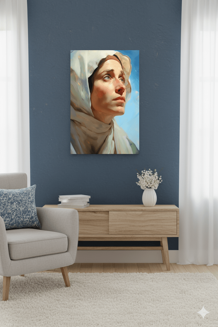 Mother Of Grace Canvas Print - ChristVisions