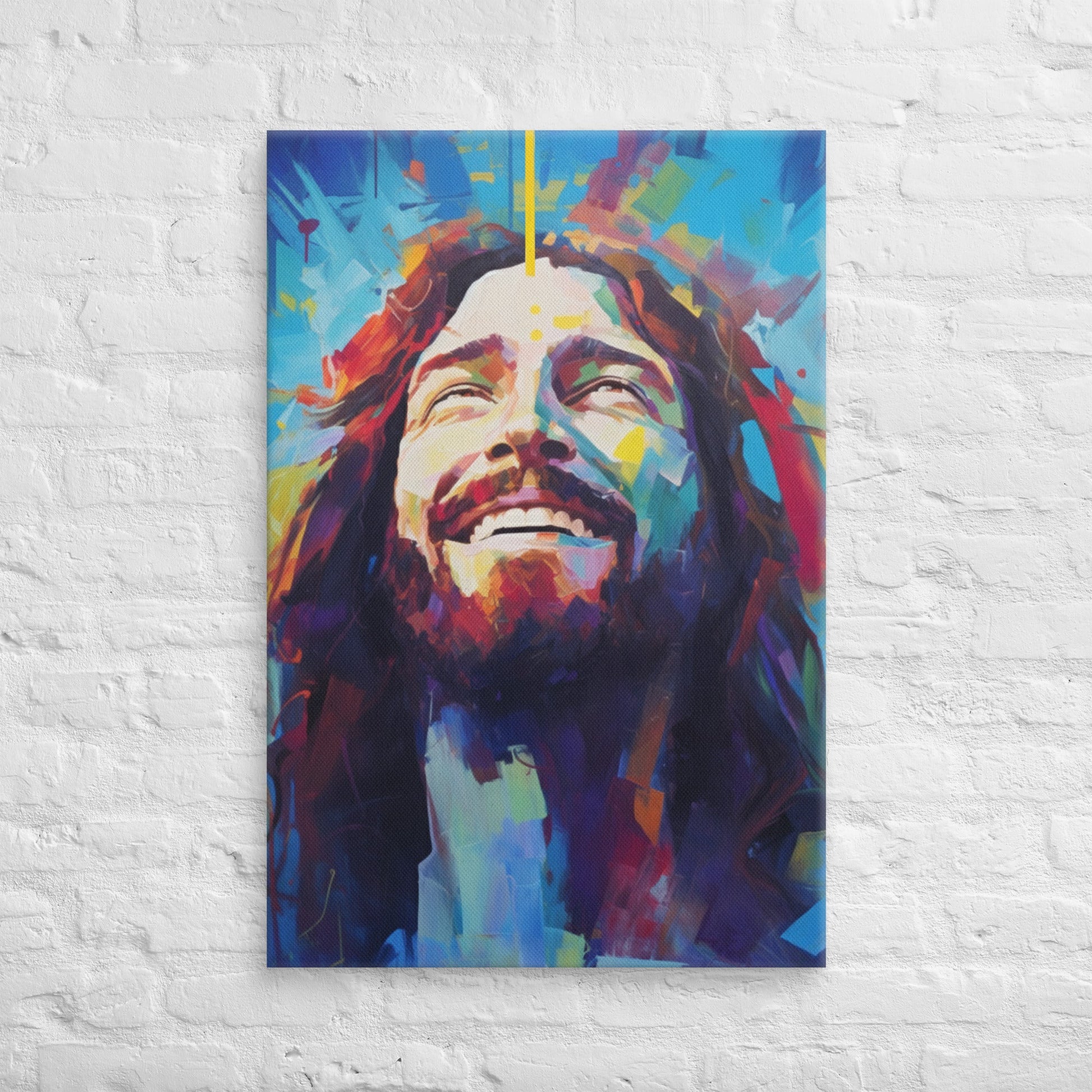 NEW! Divine Joy In Blue Canvas Print - ChristVisions