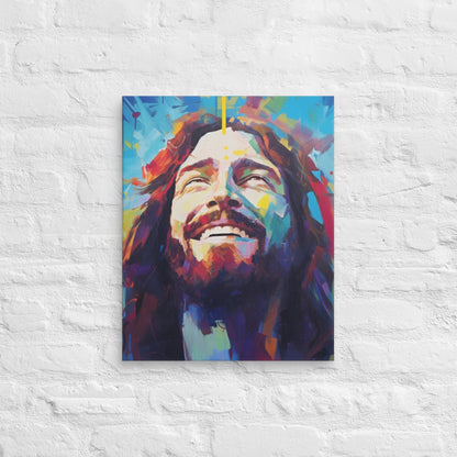 NEW! Divine Joy In Blue Canvas Print - ChristVisions