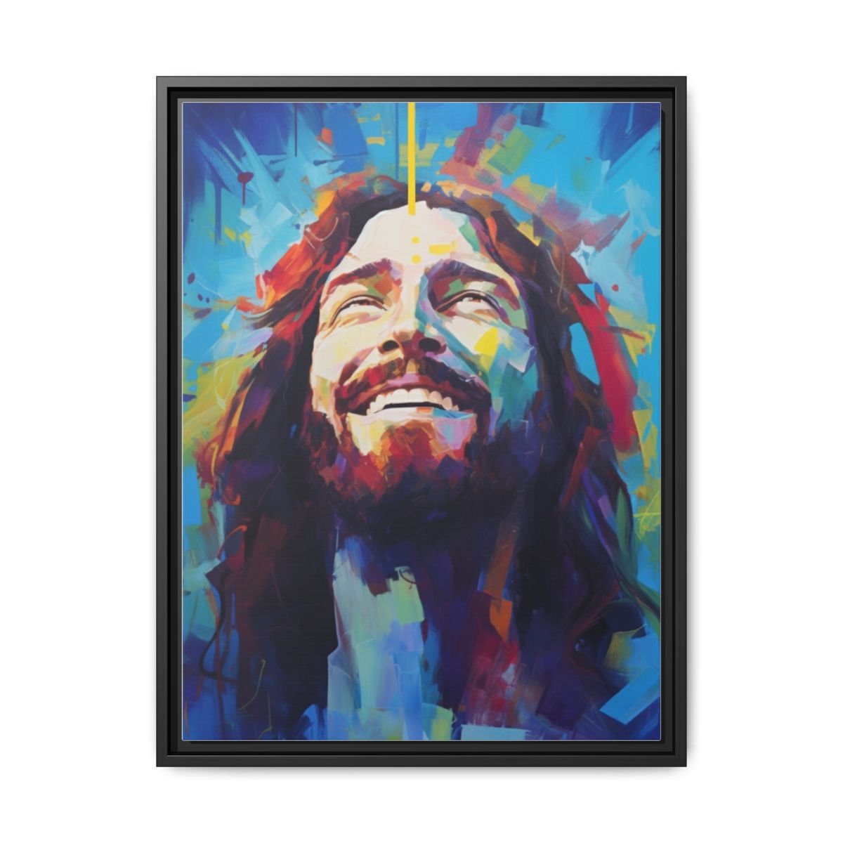 Divine Joy In Blue | Canvas Print