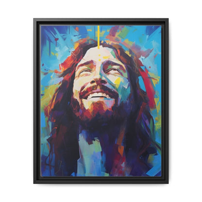 Divine Joy In Blue | Canvas Print