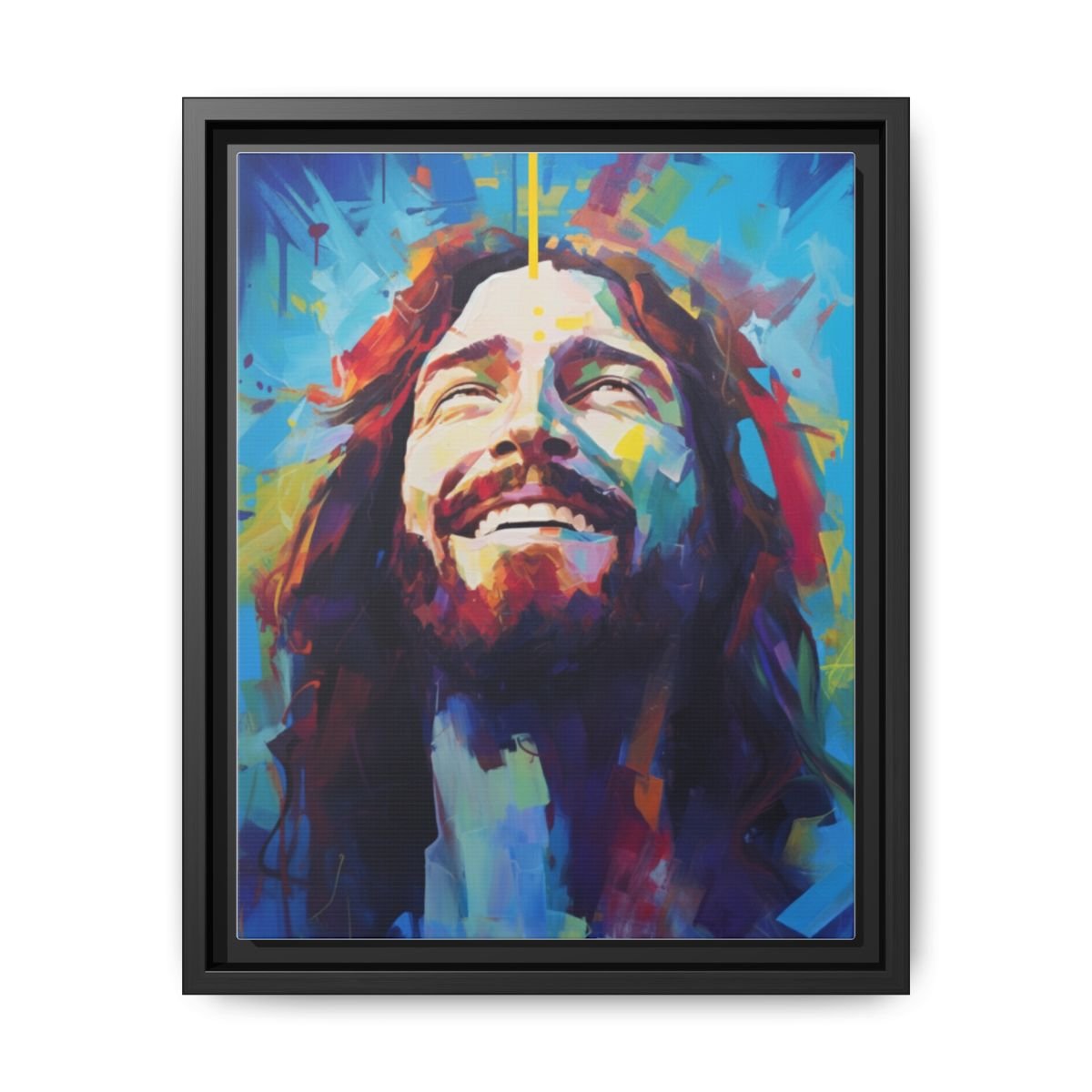 Divine Joy In Blue | Canvas Print