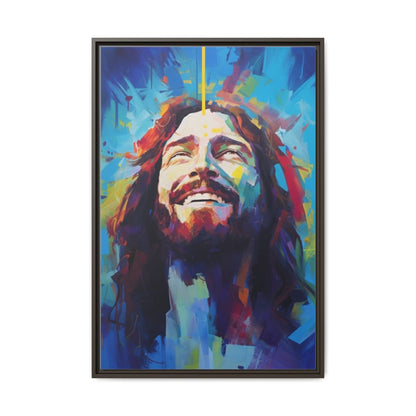 Divine Joy In Blue | Canvas Print
