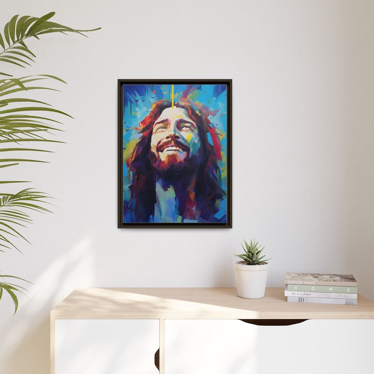 Divine Joy In Blue | Canvas Print