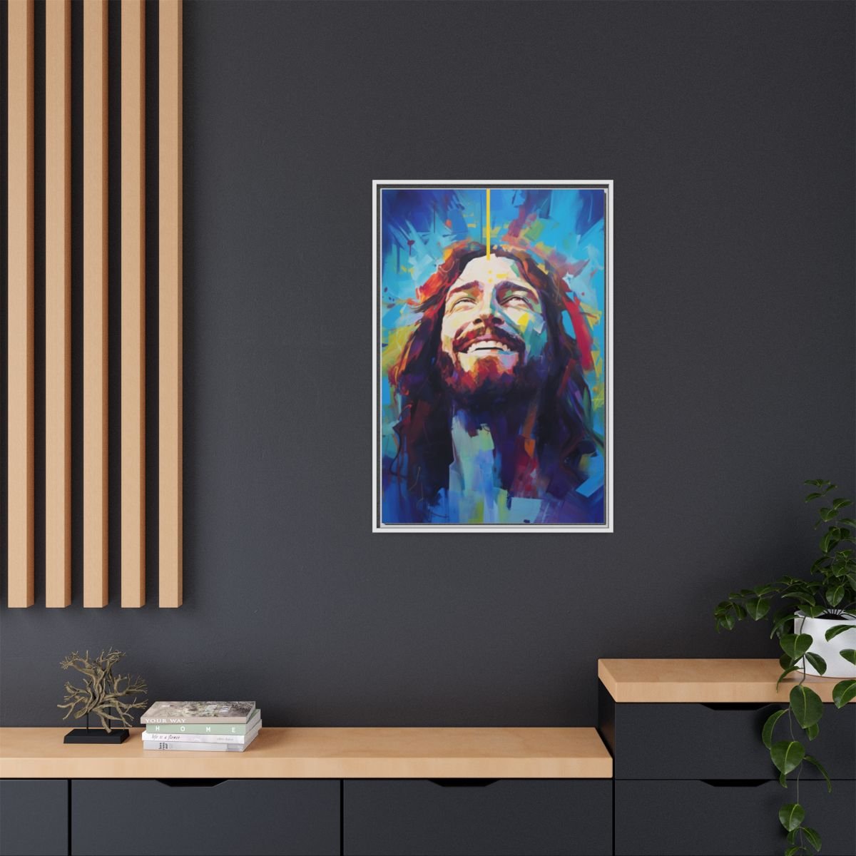 Divine Joy In Blue | Canvas Print