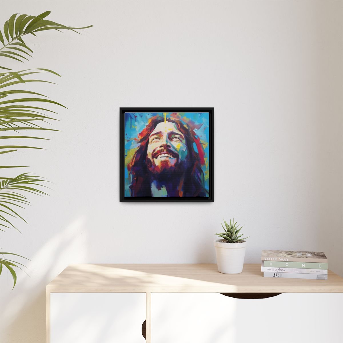 Divine Joy In Blue | Canvas Print