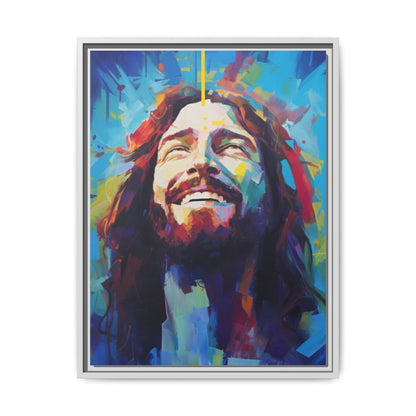 Divine Joy In Blue | Canvas Print