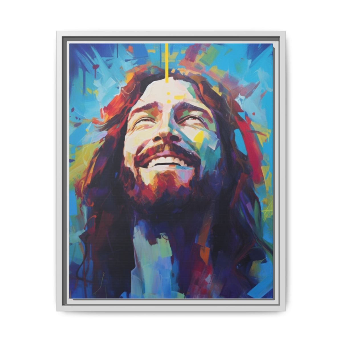 Divine Joy In Blue | Canvas Print