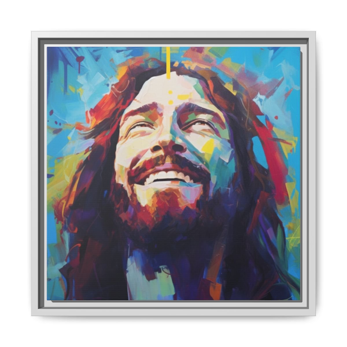 Divine Joy In Blue | Canvas Print