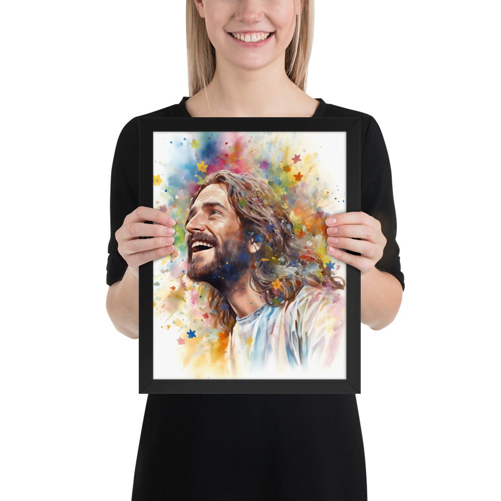 Our Joyful Savior Jesus Laughing Fine Art Print - ChristVisions